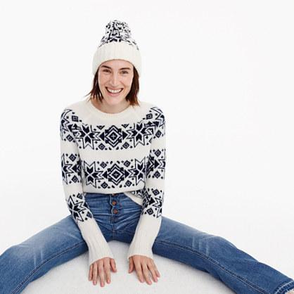 J.Crew Fair Isle striped sweater