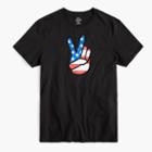 J.Crew J.Crew Mercantile T-shirt in peace sign graphic