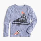J.Crew Boys' long-sleeve walrus fishing T-shirt