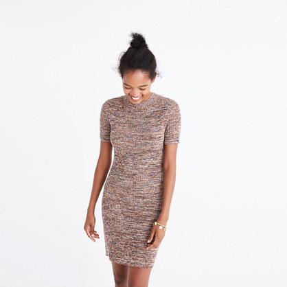 J.Crew Madewell marled slim mockneck sweater-dress