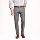 J.Crew Ludlow suit pant in heathered Italian wool flannel