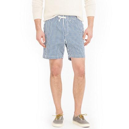 J.Crew Stretch dock short in cotton stripe