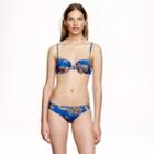 J.Crew Feather paisley underwire top
