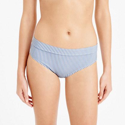 J.Crew Bikini boy short in seersucker