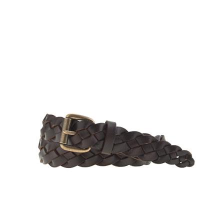 J.Crew Boys' braided leather belt