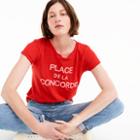 J.Crew Place de la Concorde Paris graphic T-shirt
