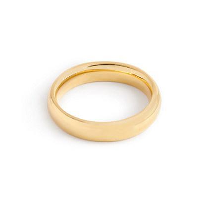 J.Crew 14k gold 4mm rounded band