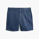 J.Crew 7 short in garment-dyed tan cotton