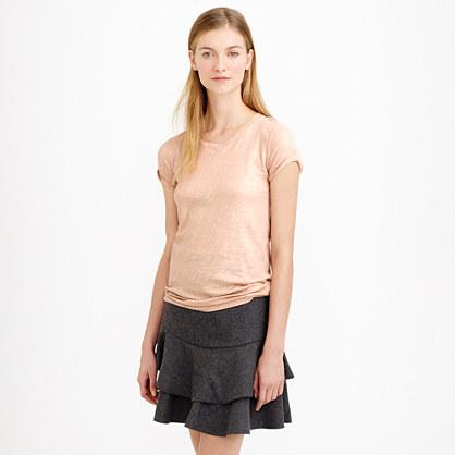 J.Crew Vintage cotton tee in metallic