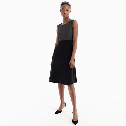 J.Crew Pindot combo dress