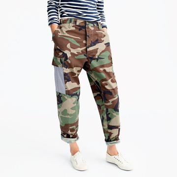 J.Crew Atelier & Repairs X J.Crew cargo pant