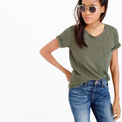 J.Crew Garment-dyed pocket tee