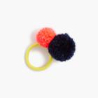 J.Crew Gaia&trade; pom-pom hair tie