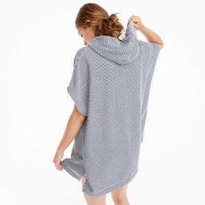 J.Crew Striped cozy beach poncho