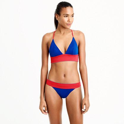 J.Crew Reversible French bikini top