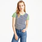 J.Crew Vintage cotton mixed-stripe T-shirt