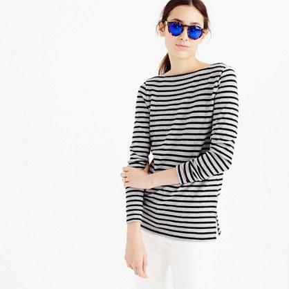 J.Crew Striped boatneck tunic
