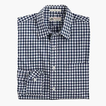 J.Crew Thomas Mason® for J.Crew Ludlow Slim-fit shirt in blue gingham
