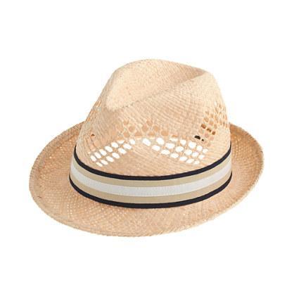 J.Crew Open-weave trilby hat