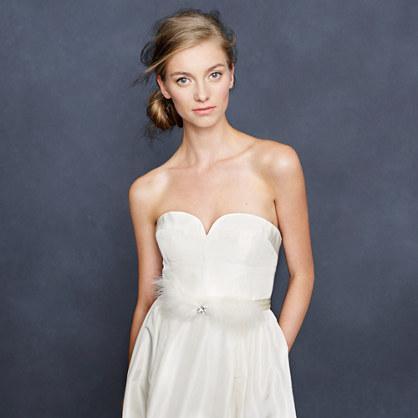 J.Crew Feather bow sash