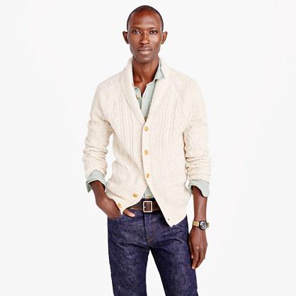 J.Crew Cotton mariner cable cardigan