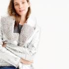 J.Crew Collection reversible shearling jacket