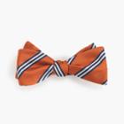 J.Crew Silk bow tie in orange stripe