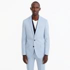 J.Crew Ludlow suit jacket in light blue American wool blend
