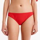 J.Crew Lowrider bikini bottom in pique nylon