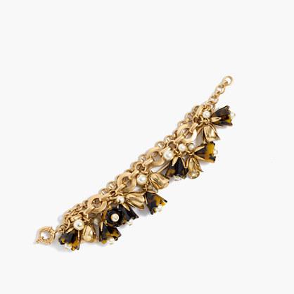 J.Crew Floral cascade bracelet