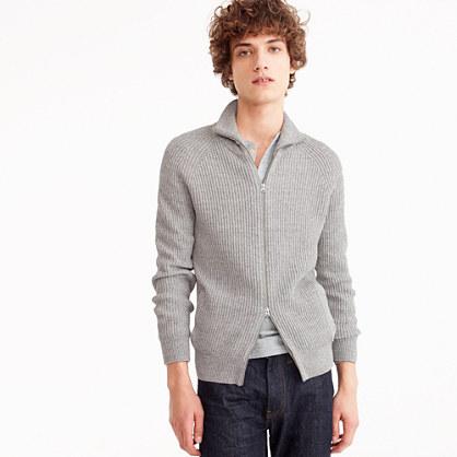 J.Crew Cotton-wool track jacket
