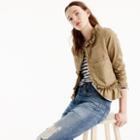 J.Crew Ruffle chino jacket