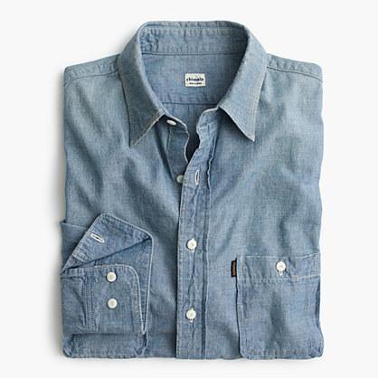 J.Crew Chimala® indigo chambray workshirt
