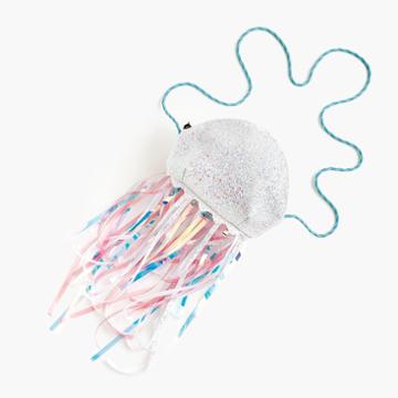 J.Crew Girls' glitter jellyfish bag