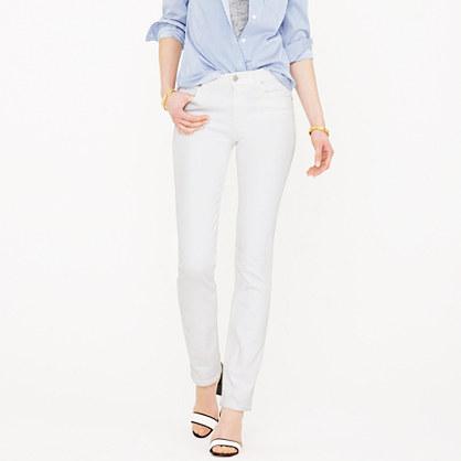 J.Crew Petite matchstick jean in white