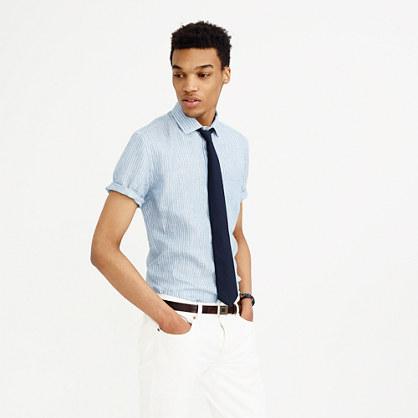 J.Crew Thomas Mason&reg; for J.Crew Ludlow short-sleeve Italian linen shirt