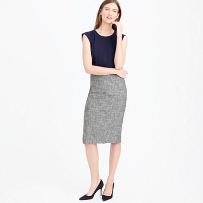 J.Crew Pencil skirt in cotton tweed