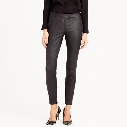 J.Crew Collection leather Ryder pant