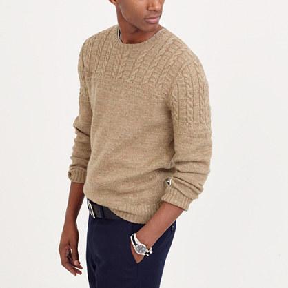 J.Crew Wallace & Barnes wool-linen guernsey sweater