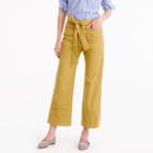 J.Crew Cropped pant in Italian chino with tie