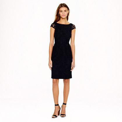 J.Crew Elsa dress in Leavers lace