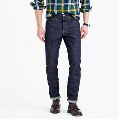 J.Crew 770 stretch selvedge jean in raw indigo