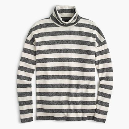 J.Crew Deck-striped turtleneck T-shirt