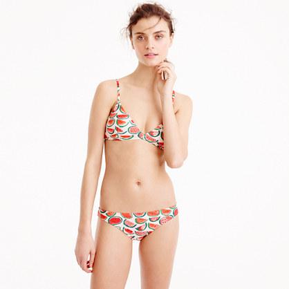 J.Crew French bikini top in watermelon print