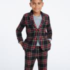 J.Crew Boys' Ludlow suit jacket in Stewart plaid