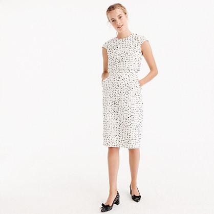 J.Crew Going-places dress in dalmation tweed