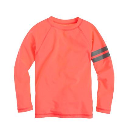 J.Crew Boys' racing-stripe rash guard