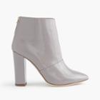 J.Crew Adele glossy leather ankle boots