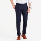 J.Crew Bowery pleated pant in wool