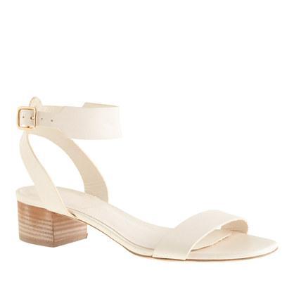 J.Crew Evie midheel sandals